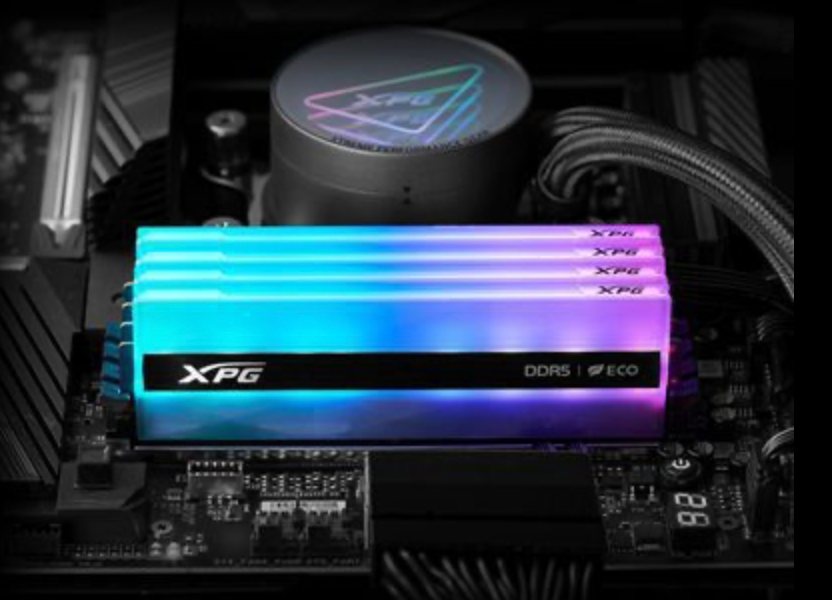 Adata LANCER NEON AX5U6400C3216G-DCLANRSG DDR5 6400MHz, 32GB, (2 x 16GB) CL32, 1.4v, Retail, Silver RGB System Memory, Using Eco-Friendly Material